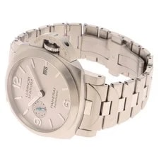Panerai PAM00978 Luminor Marina 44MMWatches Silver Dial Steel 【472】 3