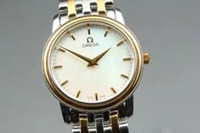 Omega de Ville Prestige Cal 1470 Two-Tone Gold & Silver MOP Dial 3