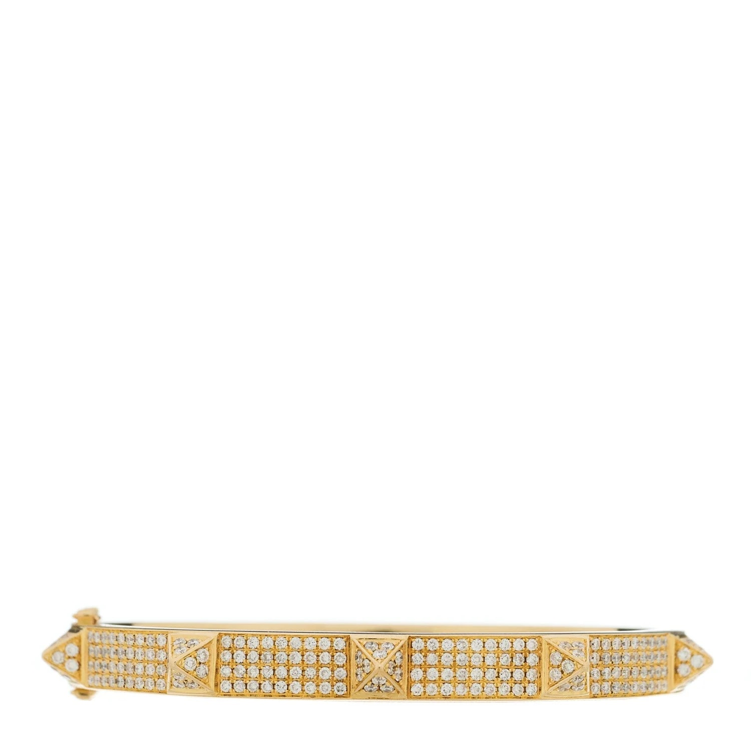 Anita Ko — 18K Rose Gold Spikes Oval Bangle — Jewelry — resale