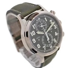 Patek Philippe Calatrava Pilot Travel Time 5924G-010 42mm White Gold GMT #KN004 3