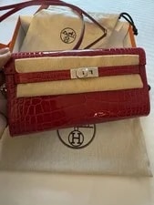Hermès — 2026 Hermès Kelly-To-Go: Lisse Braise on Palladium - W/ Cites — Handbag — resale