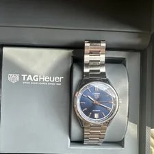 TAG Heuer Carrera 36mm Automatic Blue Dial Date Steel 4