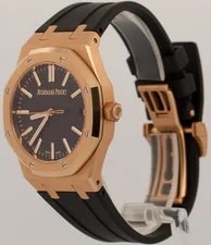 Papers Audemars Piguet Royal Oak Black 41mm 18K 15510OR 50th Anniversary BOX 3