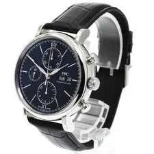IWC Portofino IW391008 42mm SS Black Dial Automatic #C4690 2