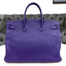 Hermes Birkin 40 Taurillon Iris N Stamp 2