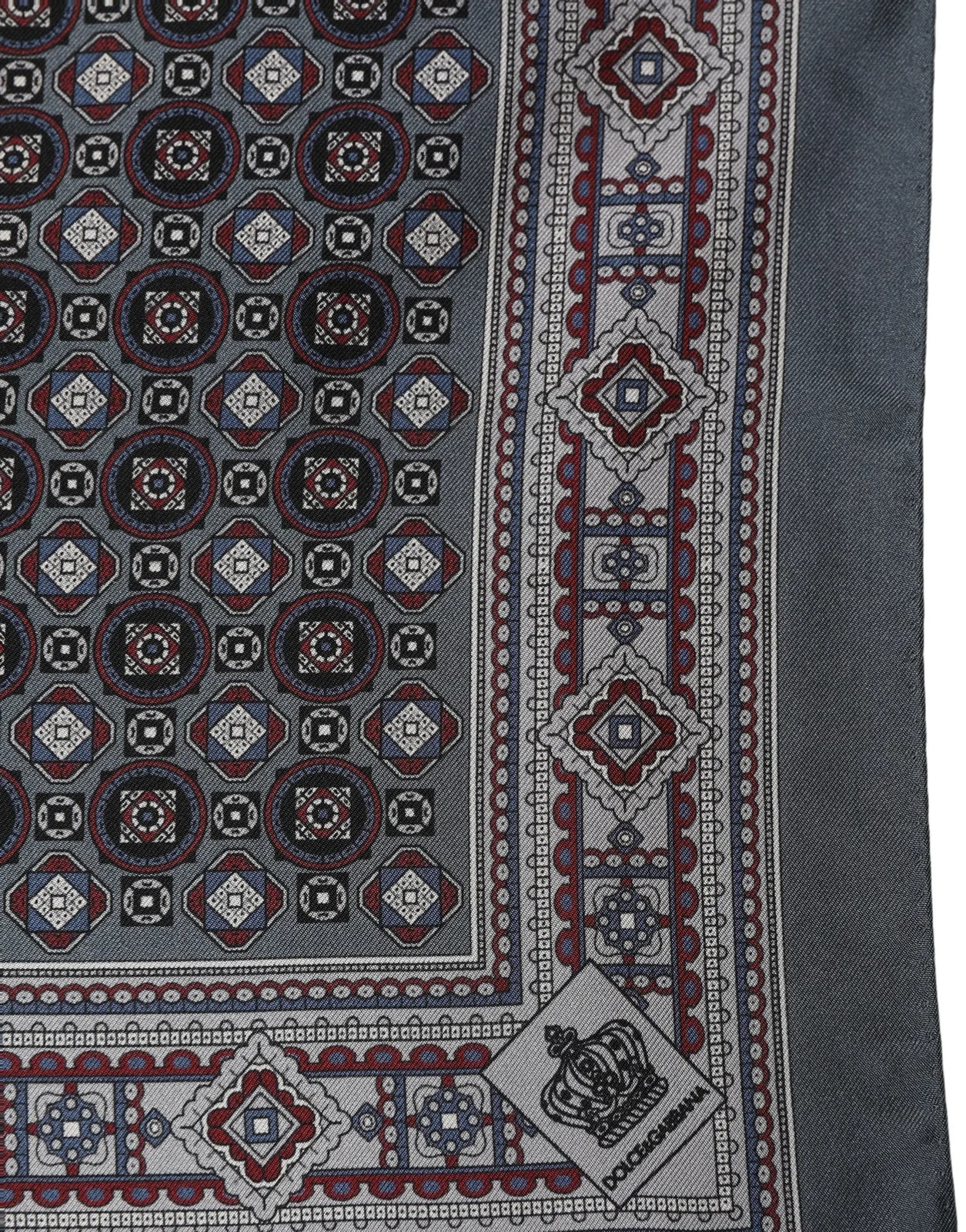 Dolce & Gabbana Geometric Pocket Square Foulard Scarf 3