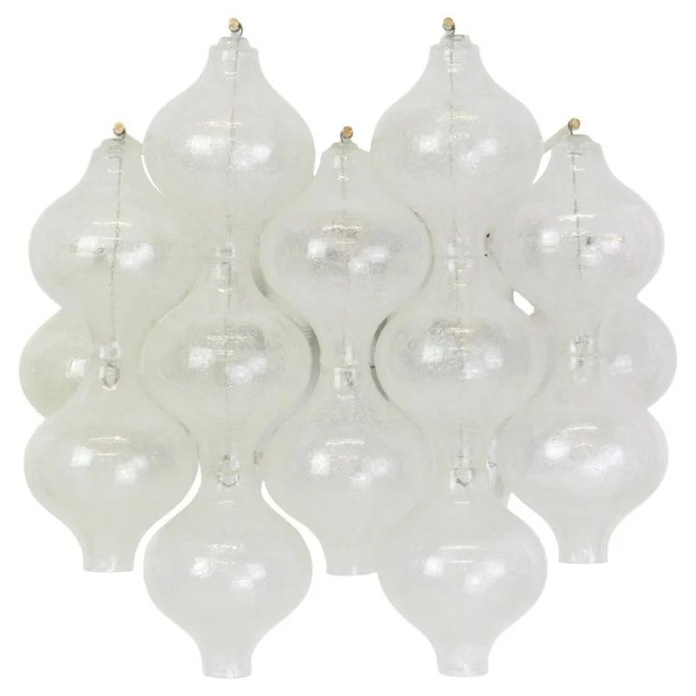Kalmar Lighting — 1 of 4 Large Kalmar 'Tulipan' Sconces Wall , Austria, 1970s — lighting — resale