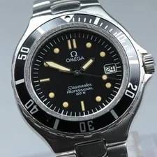 Omega — Omega Seamaster Professional 200m 396.1052 Cal.1438 Date Black Quartz — Watch — resale