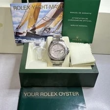 Rolex — Rolex ♛ Yacht-master Platinum Dial & Bezel 16622 40mm Box, Manual & Link ~Minty — Watch — resale