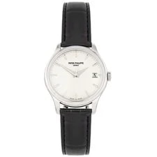 Patek Philippe — Patek Philippe Calatrava White Gold Champagne Dial 39mm 5227G-001 — Watch — resale