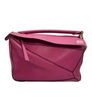 Authentic Loewe Small Puzzle Edge 2 Way W/ Strap F/J 3