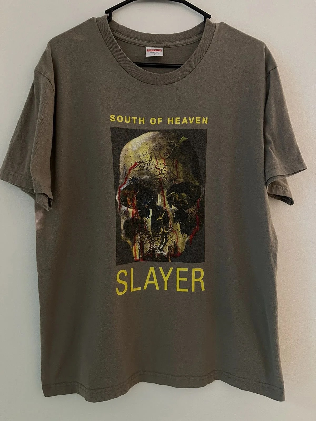 Supreme — Supreme Slayer South of Heaven Tee — streetwear — resale