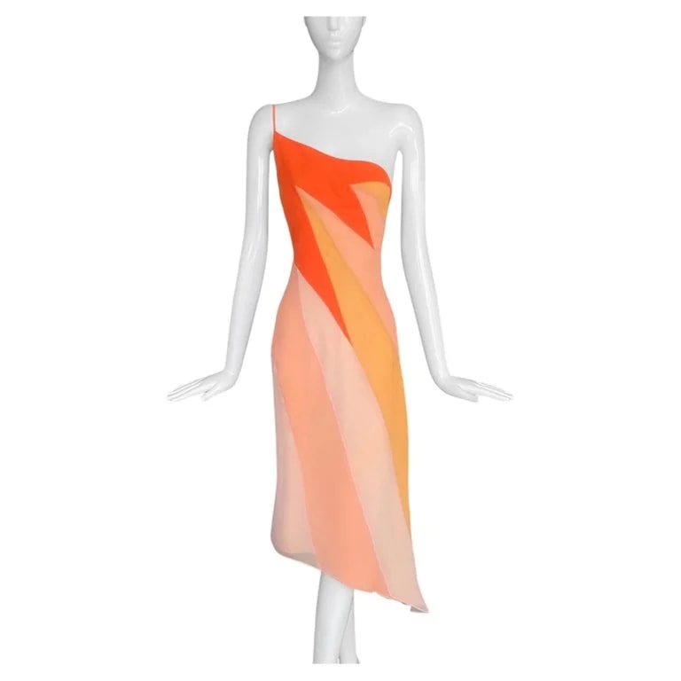 Mugler — Mugler Cocktail Dress Sunset — Clothing — resale