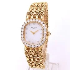 Patek Philippe — Patek Philippe Ellipse 18k Yellow Gold Mother of Pearl 4931/2J — Watch — resale