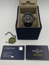 Breitling Endurance PRO 44 Quartz Chronograph X82310 – Black / Blue RRP £3,000 2