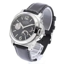 Panerai Luminor PAM00125 40mm SS Black Dial Automatic Date Power Reserve #C233 2