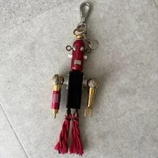Prada Keychain Robot Metal 2