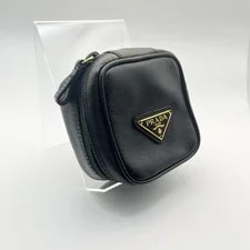 Prada Small Holder Wallet Triangle Logo From Japan 3