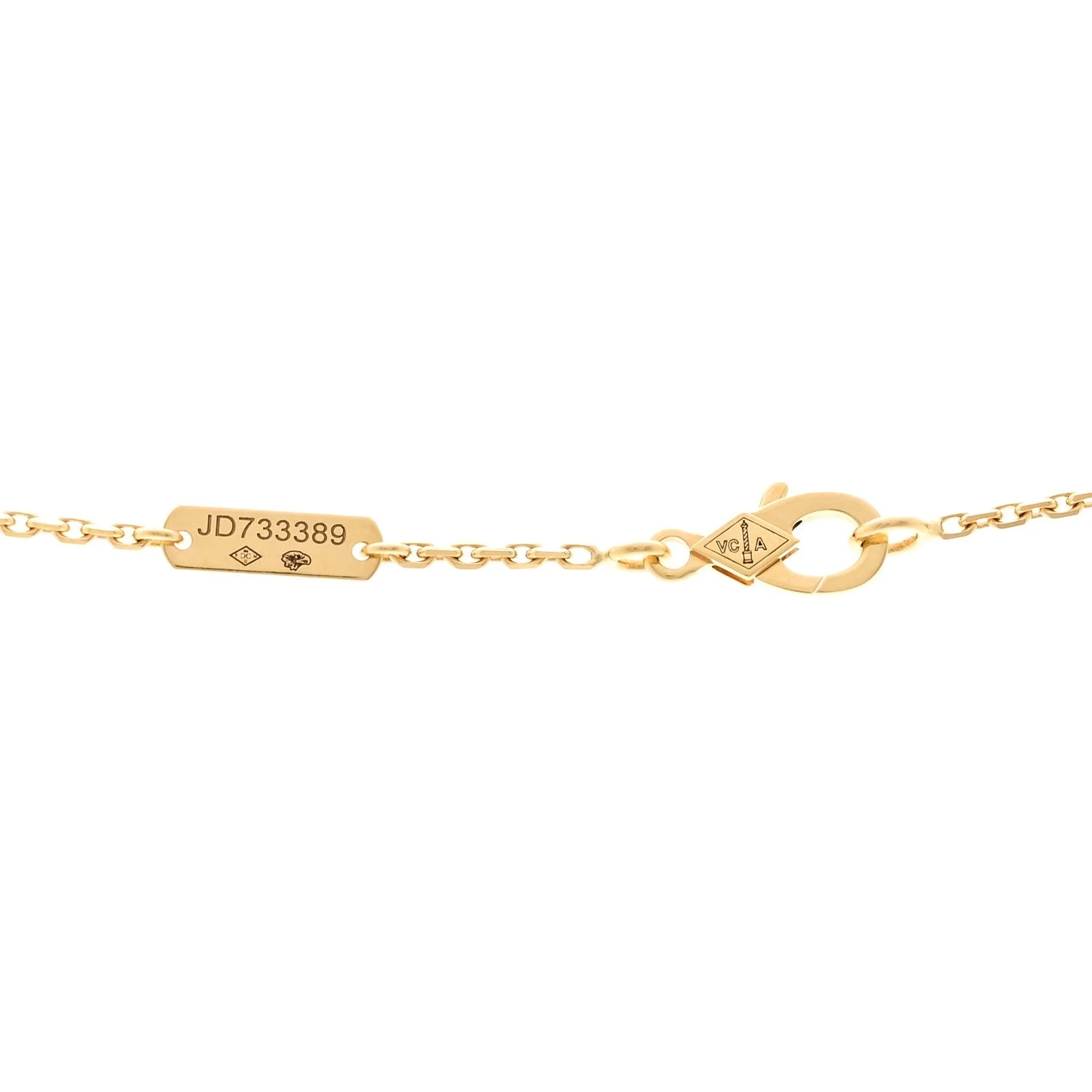 18K Rose Gold Rhodonite Alhambra 4