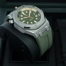 2025 Audemars Piguet Royal Oak Offshore Green Black 42mm 15720ST.OO.A052CA.01 3