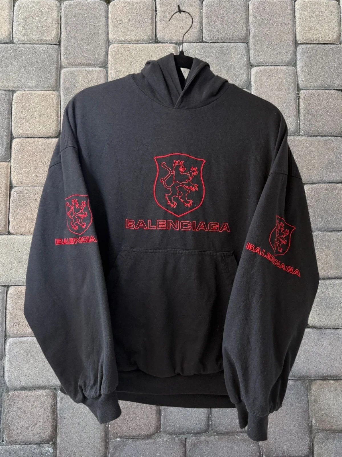 Balenciaga — Balenciaga Crest Hoodie — streetwear — resale