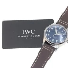 IWC Schaffhausen — IWC Schaffhausen Pilot's Mark Xviii IW327010 40mm SS Leather Navy #C287 — Watch — resale