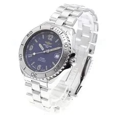 Breitling Shark A17605 42mm SS Navy Dial Automatic Date #C478 4