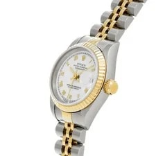 Rolex Datejust 69173 26mm Stainless Steel / Yellow Gold White #WW7499 2