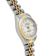 Rolex Datejust 69173 26mm Stainless Steel / Yellow Gold White #WW7499 3