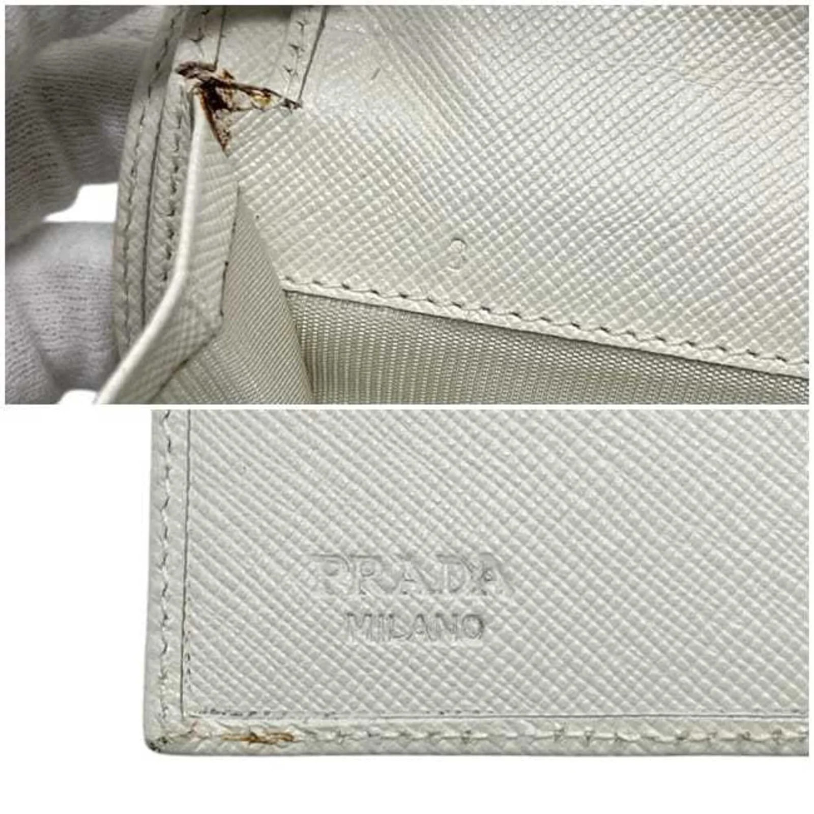 Prada Talco Wallet (Tri-Fold) 4
