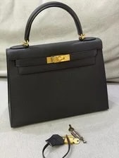 Hermès — Auth Hermès Kelly 28 Sellier Top HandleHandbag — Handbag — resale