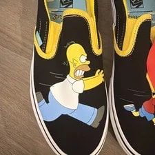 Vans Simpsons X Homer Bart 9.5 11 New With Box 2