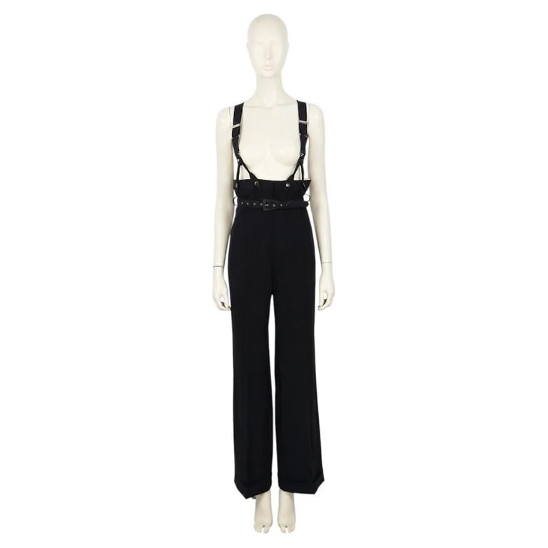 Jean Paul Gaultier — Jean Paul Gaultier High‑Waisted Suspender Trousers — Clothing — resale