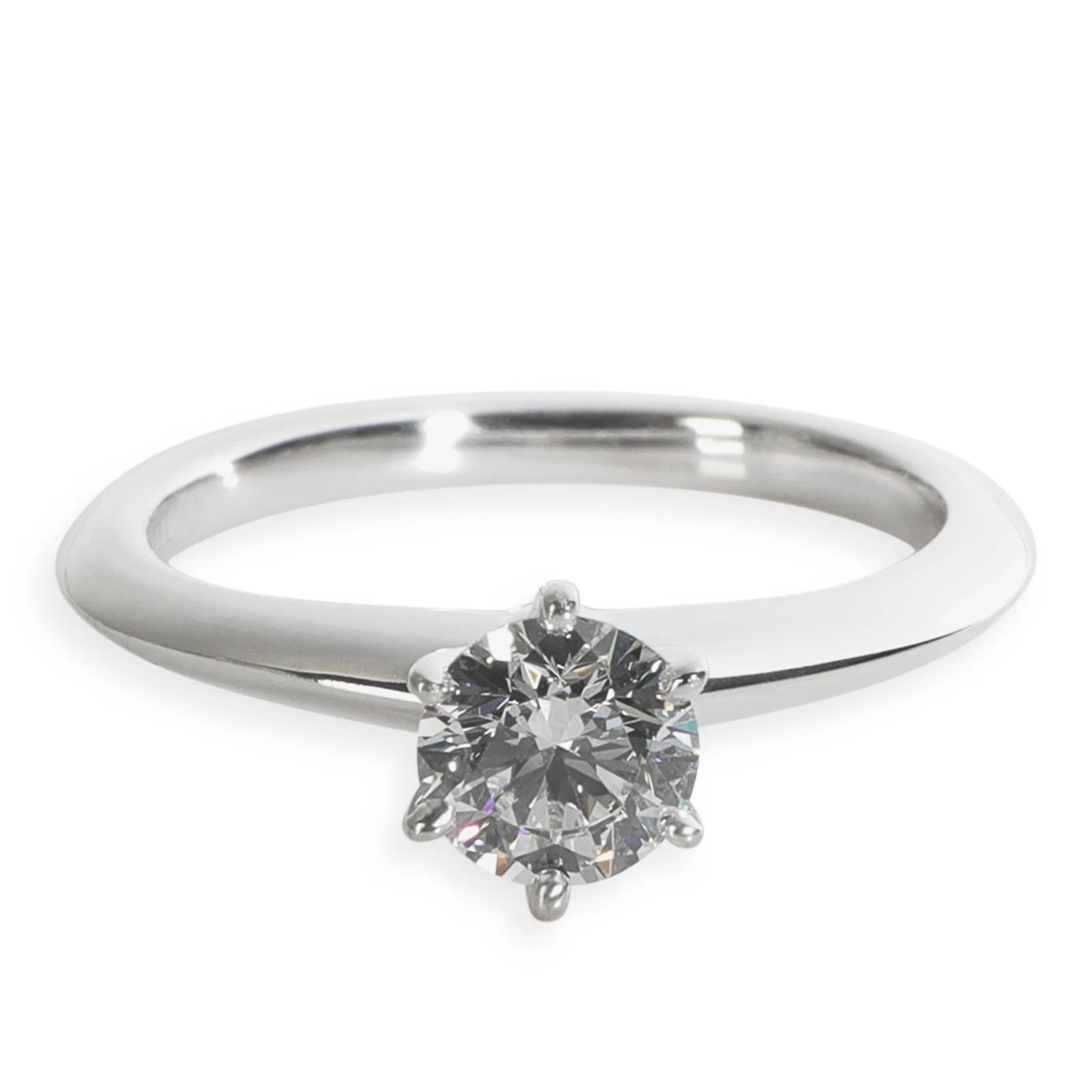 Tiffany & Co. — Tiffany & Co. 0.53 Ct Round Brilliant Engagement Ring 950 — Accessory — resale