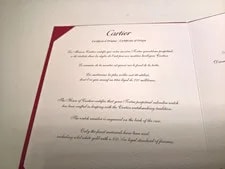 Cartier Private Collection Turtle Calendar Perpetual Blank Certificate OF Origin 2