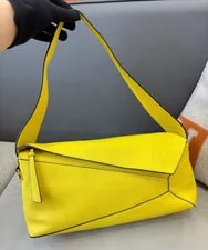 Loewe Puzzle Hobo Underarm Geometric Puzzle Stitching 2