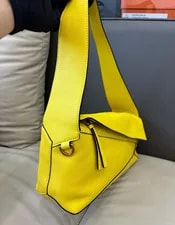 Loewe Puzzle Hobo Underarm Geometric Puzzle Stitching 4