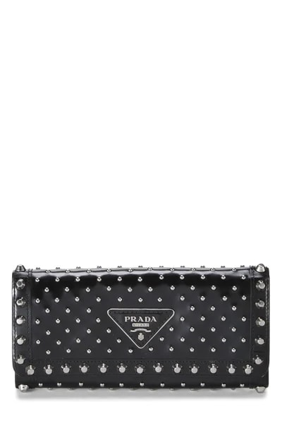 Prada — Studded Continental Wallet — Accessory — resale