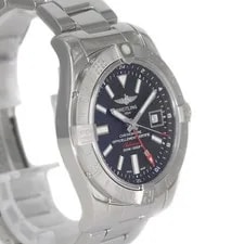 Breitling Avenger II GMT A32390 43mm SS Black Dial Automatic 300m #KN414 3