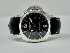 Panerai — Panerai Luminor 1950 GMT 24H PAM00531 44mm on Leather Band With Box & Papers — Watch — resale