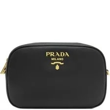 Prada — Prada Metal Logo Saffiaano LUX Body — Handbag — resale
