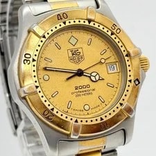 TAG Heuer Professional 964.006 Gold Quartz From Japan 2