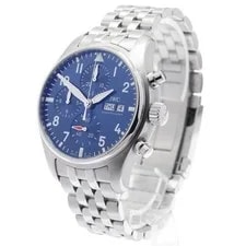 IWC Pilot's Chronograph 41 IW388102 41mm SS Navy #C16553 2