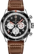 Breitling — Breitling Aviator Super AVI B04 Black Dial Stainless Steel YB0445 — Watch — resale