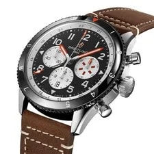 Breitling Aviator Super AVI B04 Black Dial Stainless Steel YB0445 4