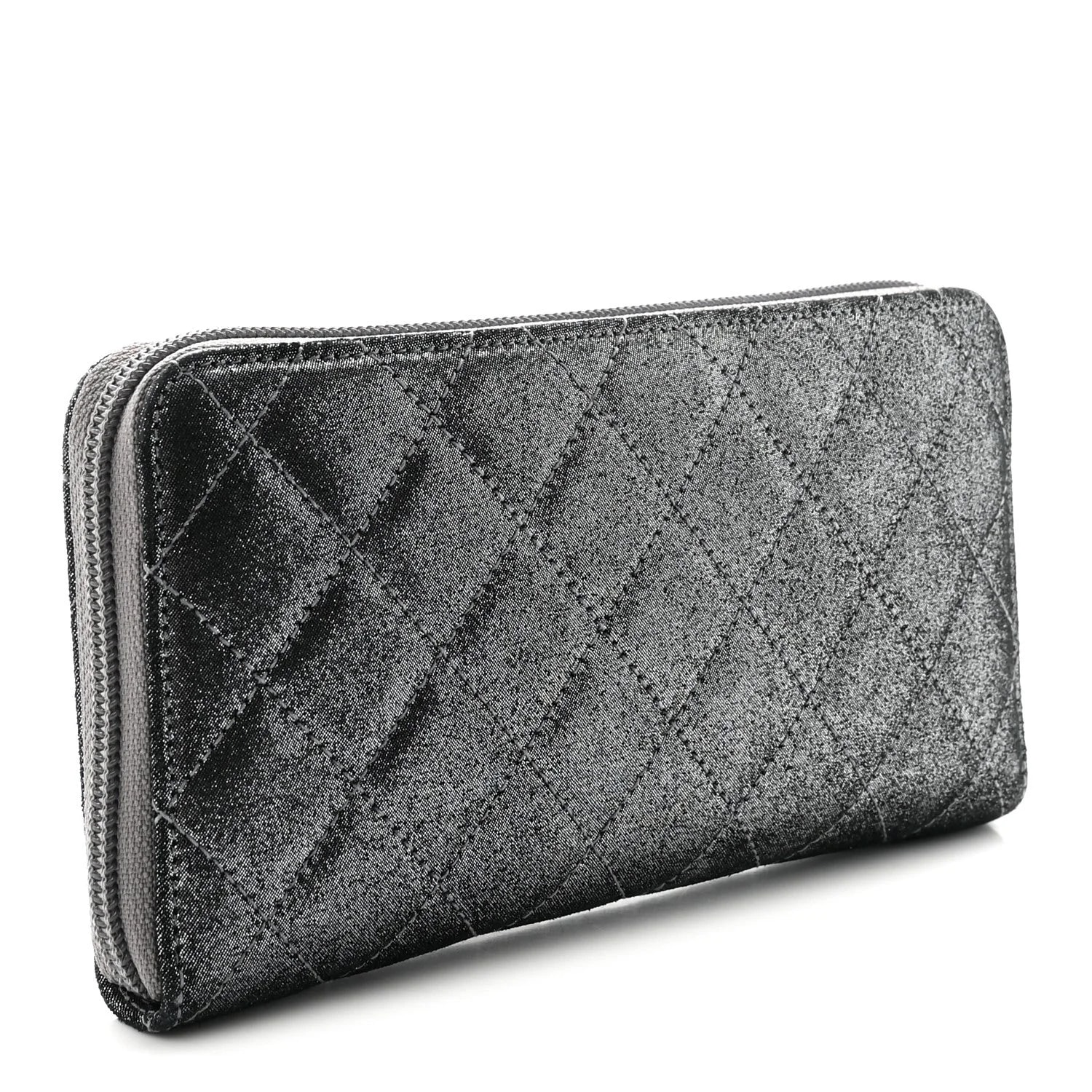 Tartan Button Zip Around Wallet 3