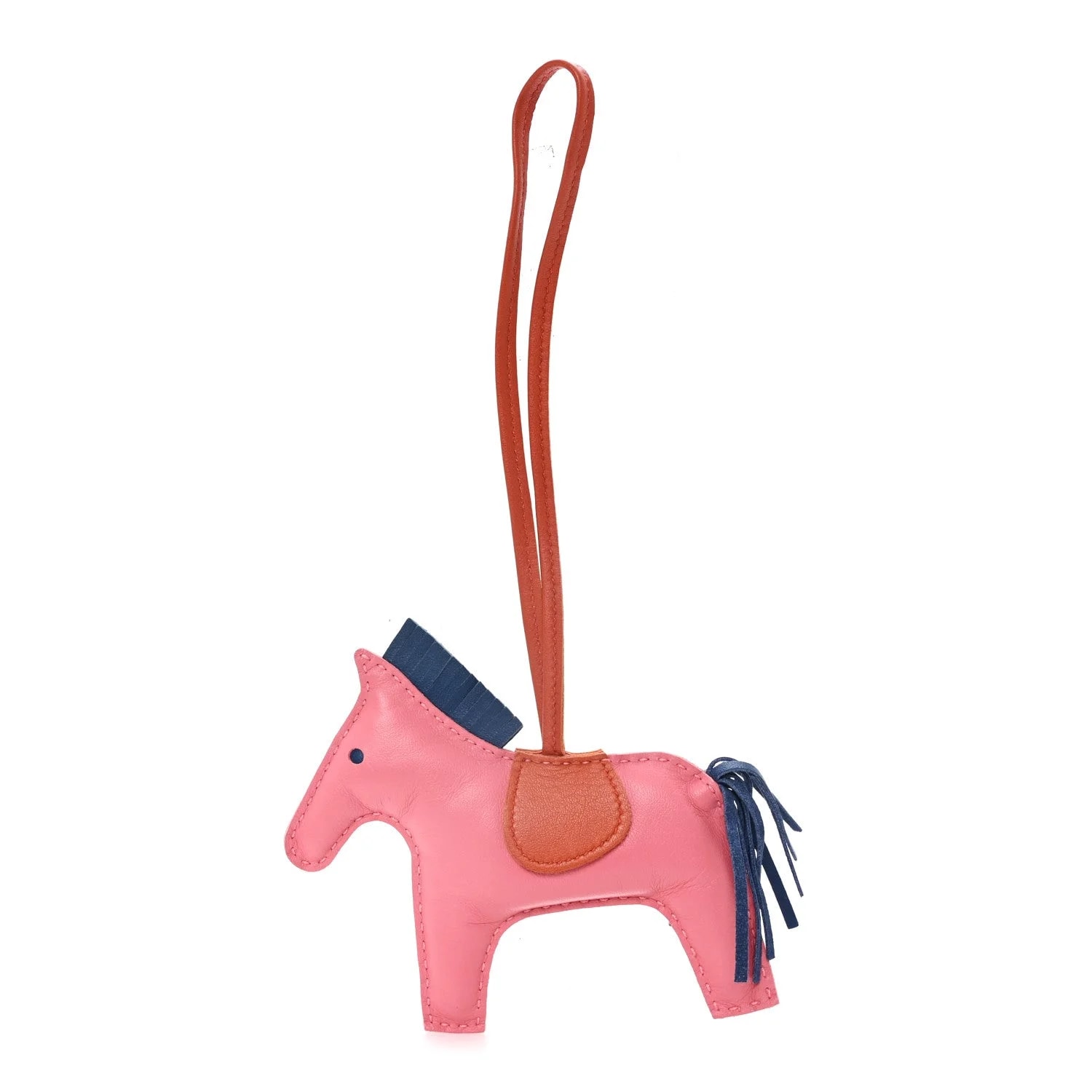 Hermès — Milo Grigri Rodeo Bag Charm Azalee Cornaline de Malte — Accessory — resale