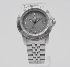 【Near 】Tag Heuer 959.706G Professional 200M Quartz Gray Dial Date 4