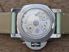 Panerai Luminor White Green Leather Strap 22 MM - PAM00523 4