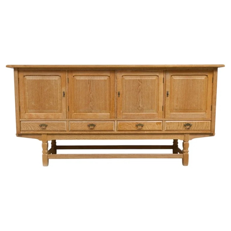 Danish Mid-Century Brutalist Sideboard By Henning Kjærnulf for EG, 1960s. — Furniture — resale